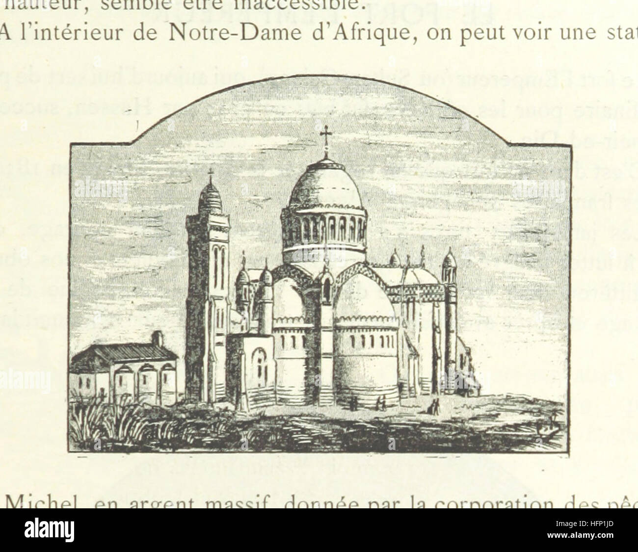 Cette image tirée de 'voyage à travers l'Algérie' présente des notes et des croquis du voyage d'un voyageur à travers l'Algérie, documentant les paysages, la culture et les monuments remarquables du pays. Banque D'Images