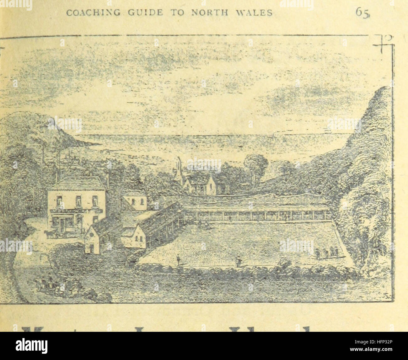« Hartley's Illustrated Coaching Guide to North Wales » propose un guide détaillé des attractions pittoresques et historiques du nord du pays de Galles, avec des illustrations mettant en évidence les principaux sites. L'image de la page 67 présente certains des sites remarquables et la beauté naturelle de la région. Banque D'Images