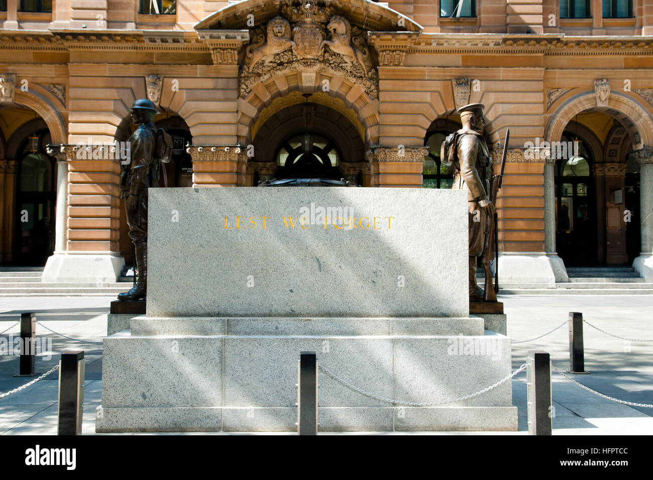 Sydney - Australie Cénotaphe Banque D'Images