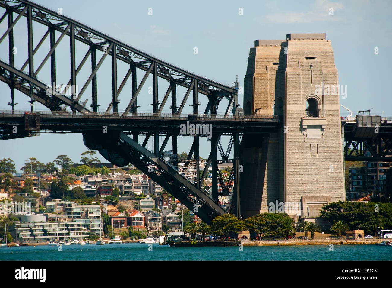 Le pont Harbour Bridge de Sydney - Australie Banque D'Images