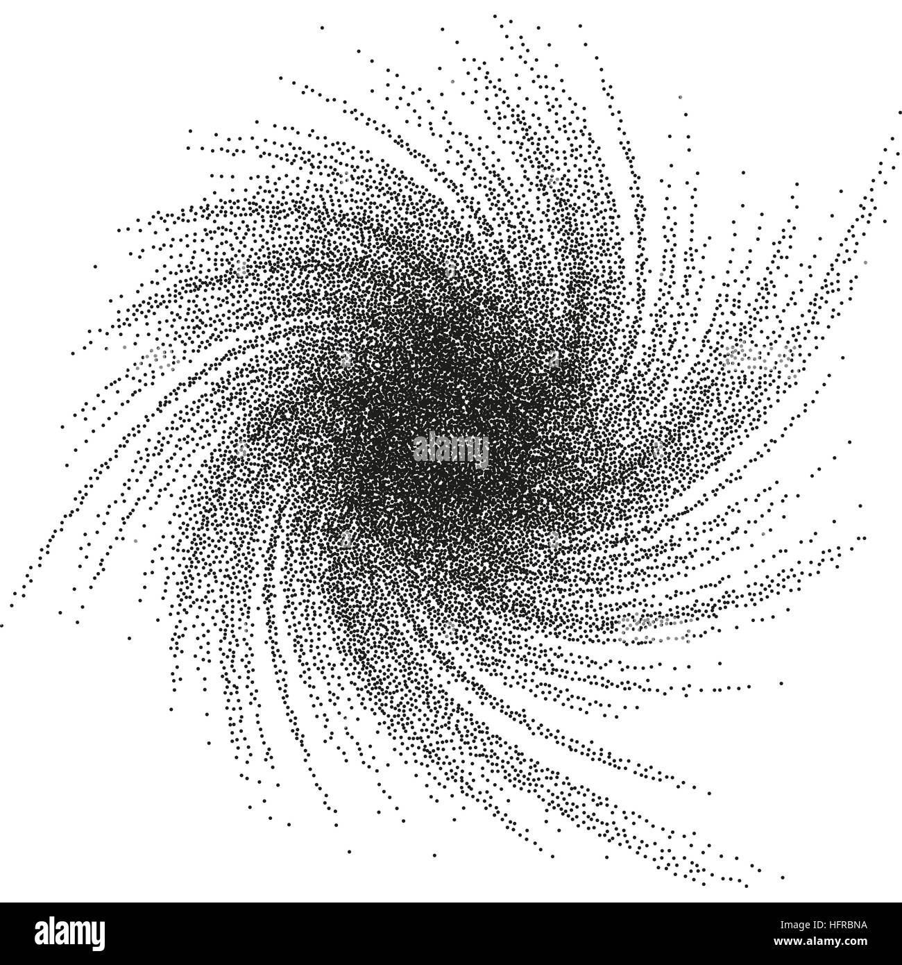 Burst crépi. Effets fabriqués à partir de petits points - Demi-teinte. Fichier vectoriel EPS 10 inclus Illustration de Vecteur