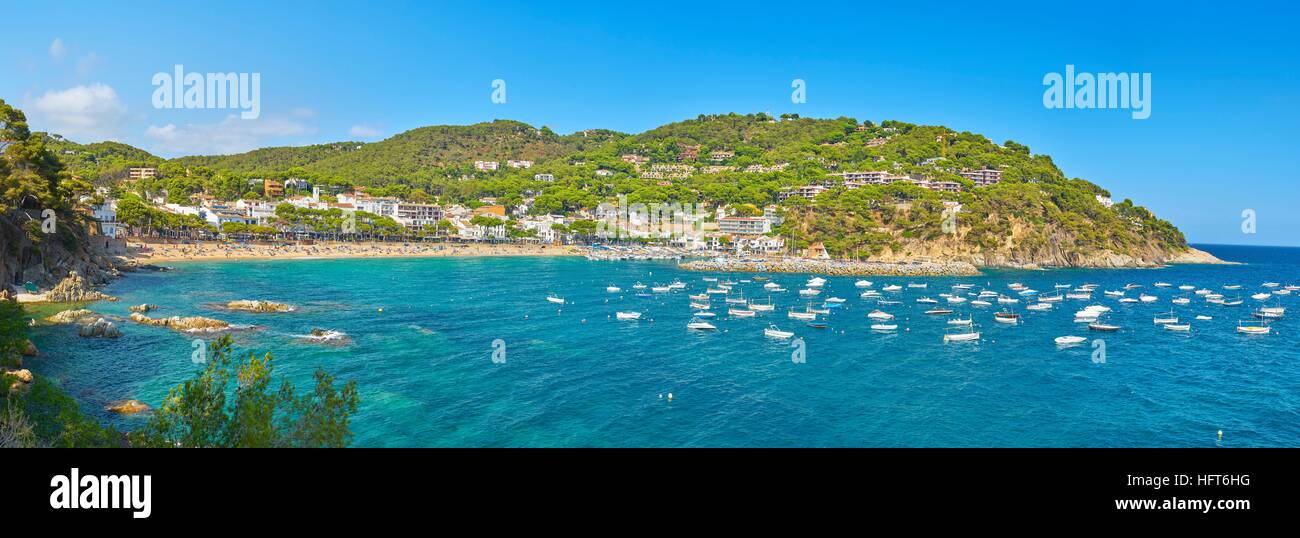 Llafranc, Costa Brava, Espagne Banque D'Images