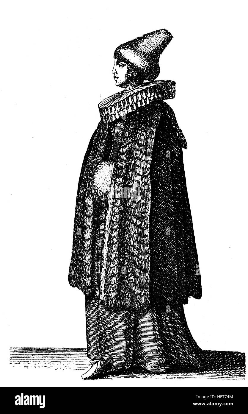 Costumes traditionnels des femmes allemandes au 17e siècle, tenue vestimentaire Noble d'un citoyen ou la femme de la femme de marchand à Prague, aujourd'hui la République tchèque, la mode, la gravure sur bois à partir de l'année 1885, l'amélioration numérique Banque D'Images Costumes traditionnels des femmes allemandes au 17e siècle, tenue vestimentaire Noble d'un citoyen ou la femme de la femme de marchand à Prague, aujourd'hui la République tchèque, la mode, la gravure sur bois à partir de l'année 1885, l'amélioration numérique Banque D'Images