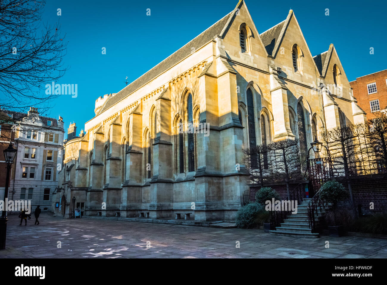 Temple Church, Inns of court, City of London, Angleterre, Royaume-Uni Banque D'Images