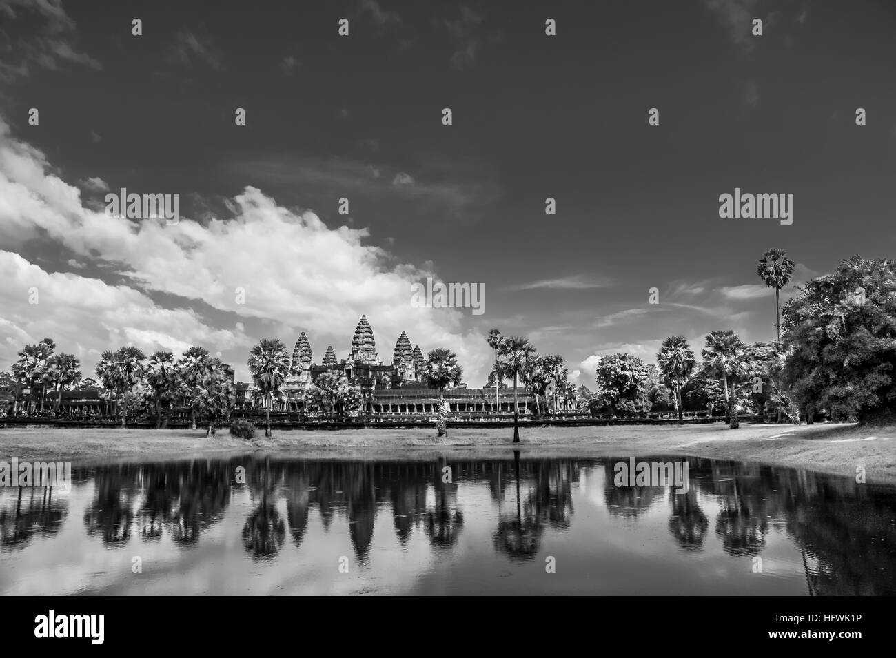 Trésors d'Angkor au Patrimoine Mondial de l'Unesco d'Angkor Wat Banque D'Images