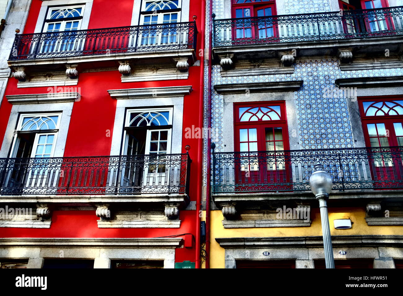 Bâtiment, architecture, maison, Porto, ville Banque D'Images