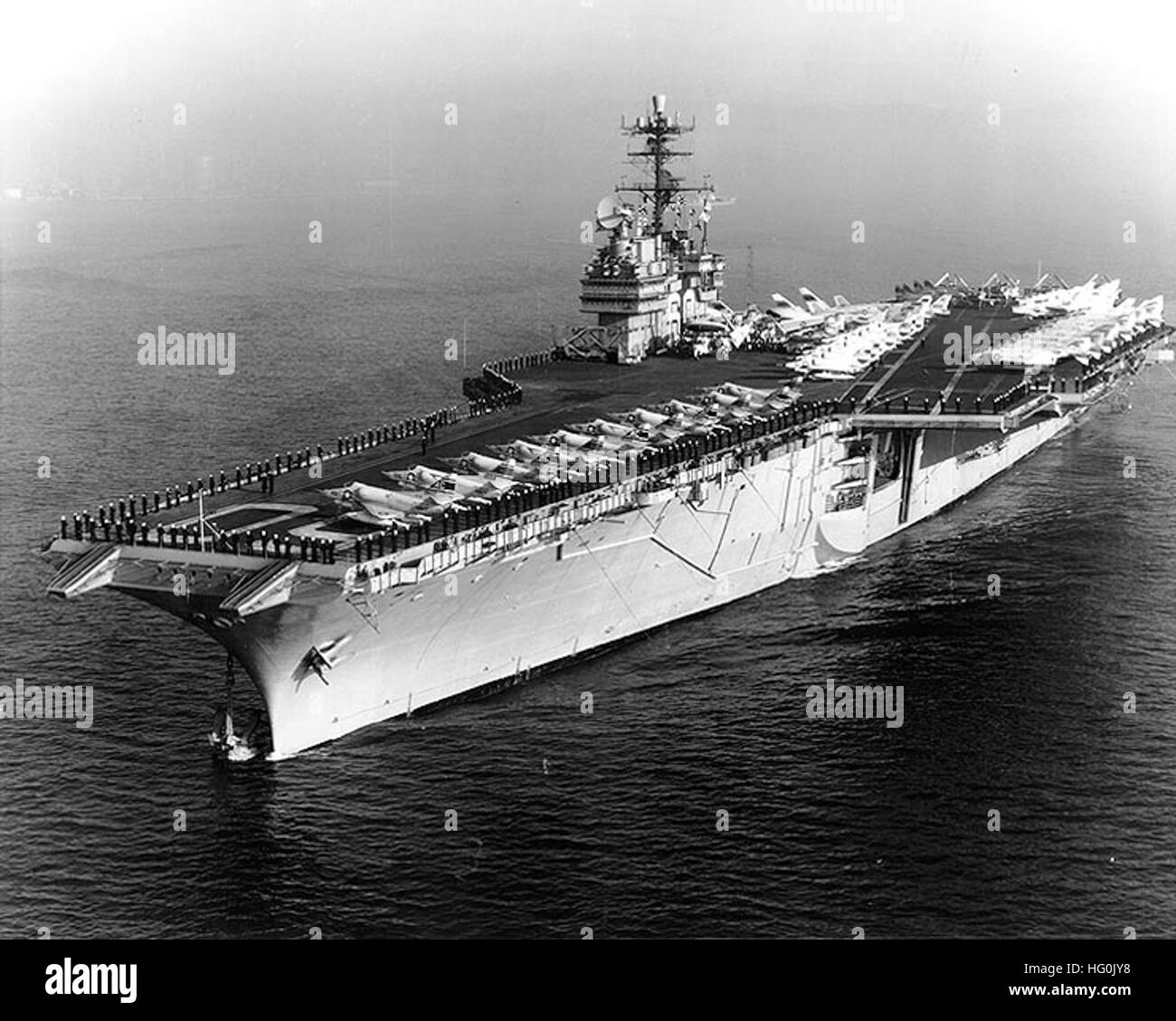 USS Saratoga (CVA-60) Banque D'Images