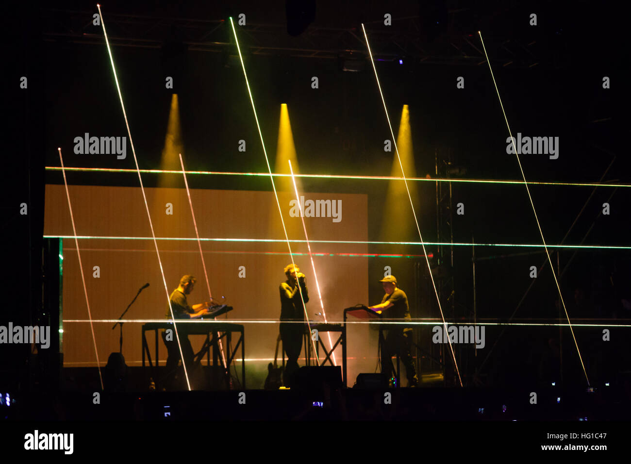 Turin, Italie, 14 juin 2016 Réalisation Moderat live Banque D'Images