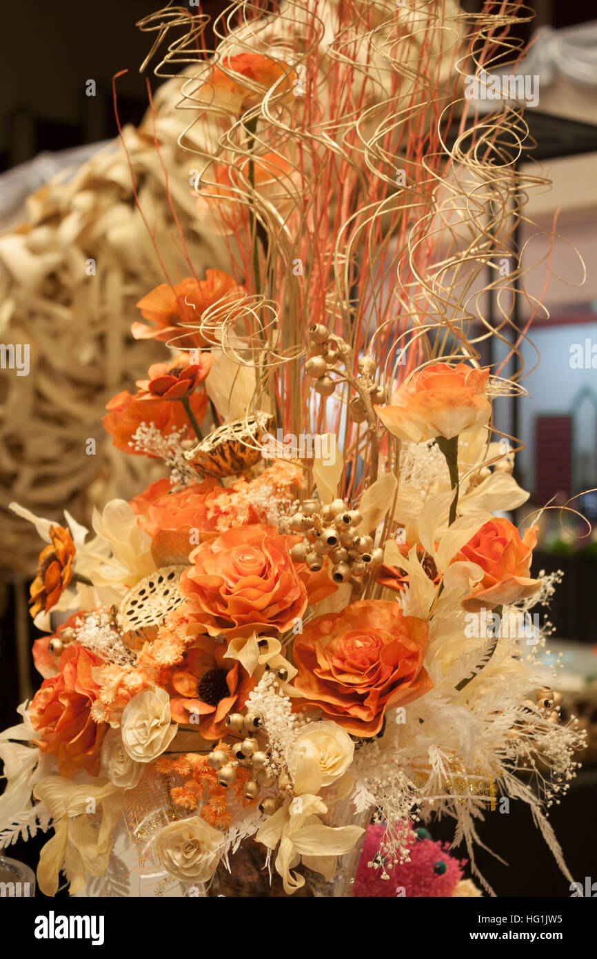 Imitation bouquet de fleur magnifique, stock photo Banque D'Images
