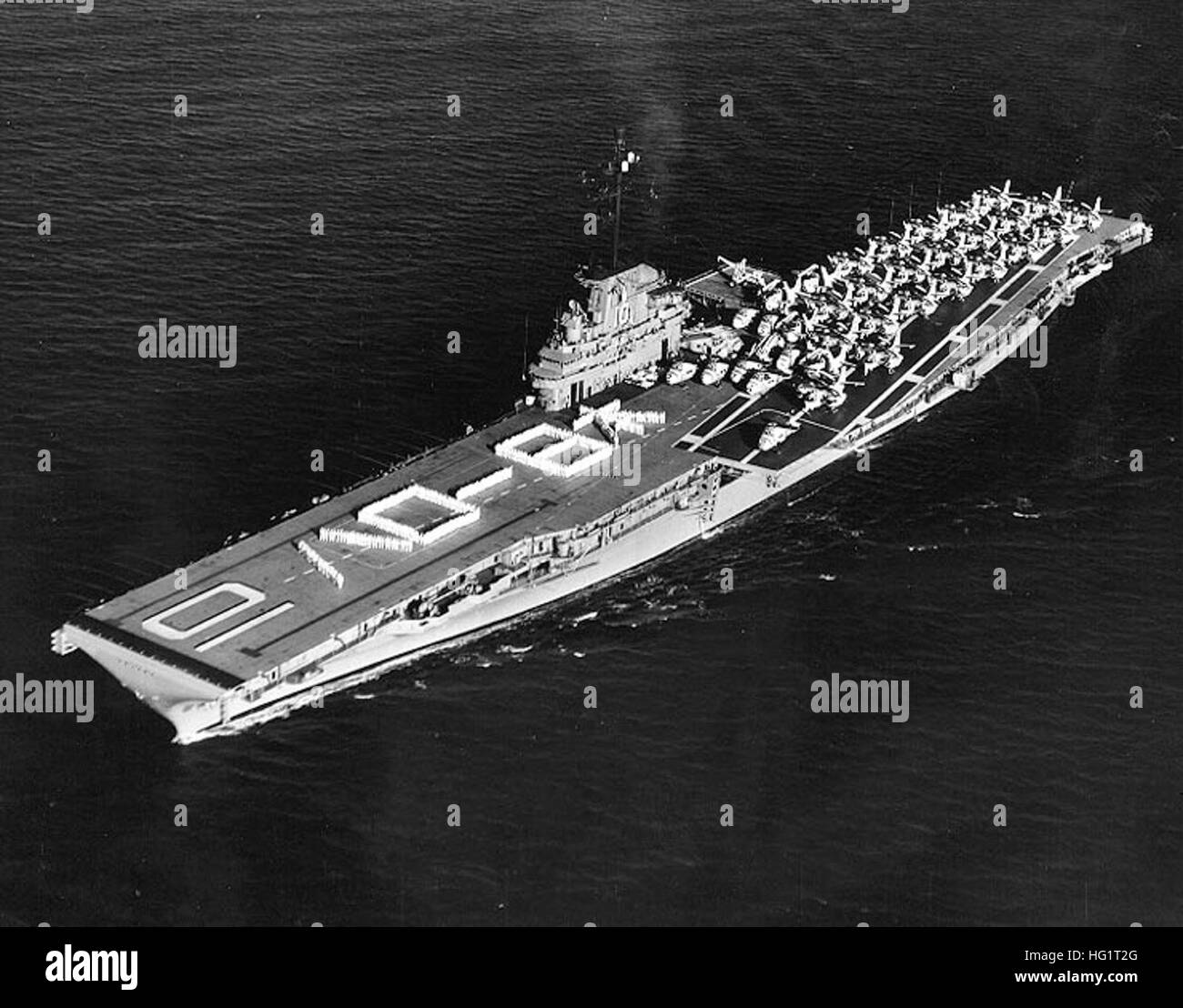 * USS Yorktown (CV-10 Banque D'Images