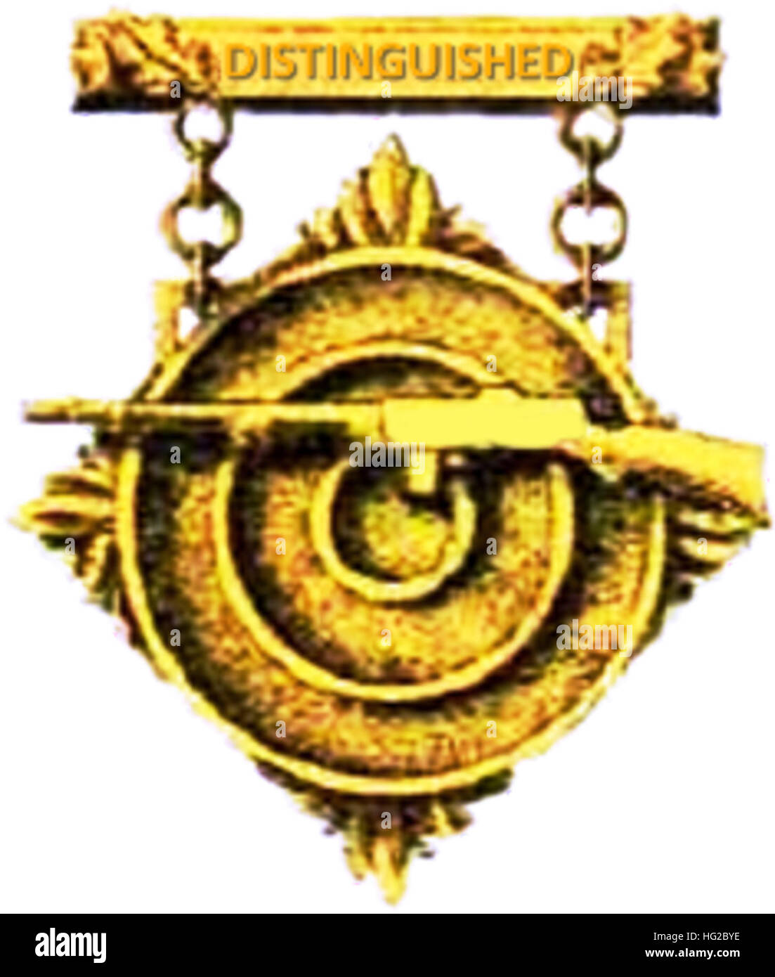 L'Armée de l'ancien carabinier automatique distingué ancien insigne distinctif de l'armée américaine Badge automatique Rifleman Banque D'Images