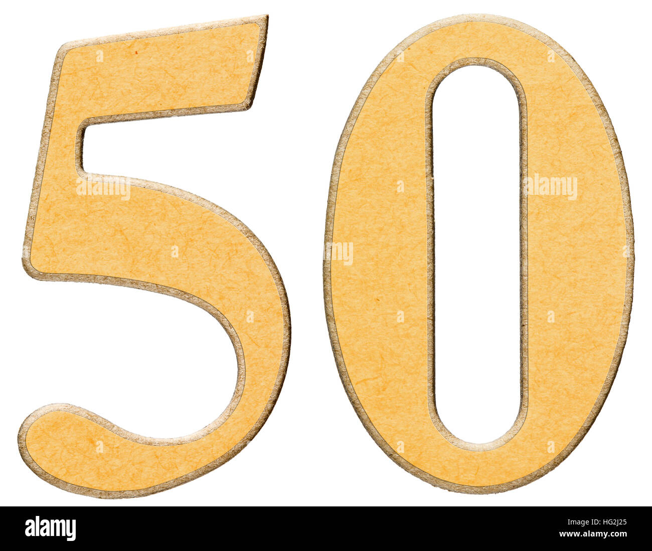 Numeral 50 fifty isolated on Banque de photographies et d’images à