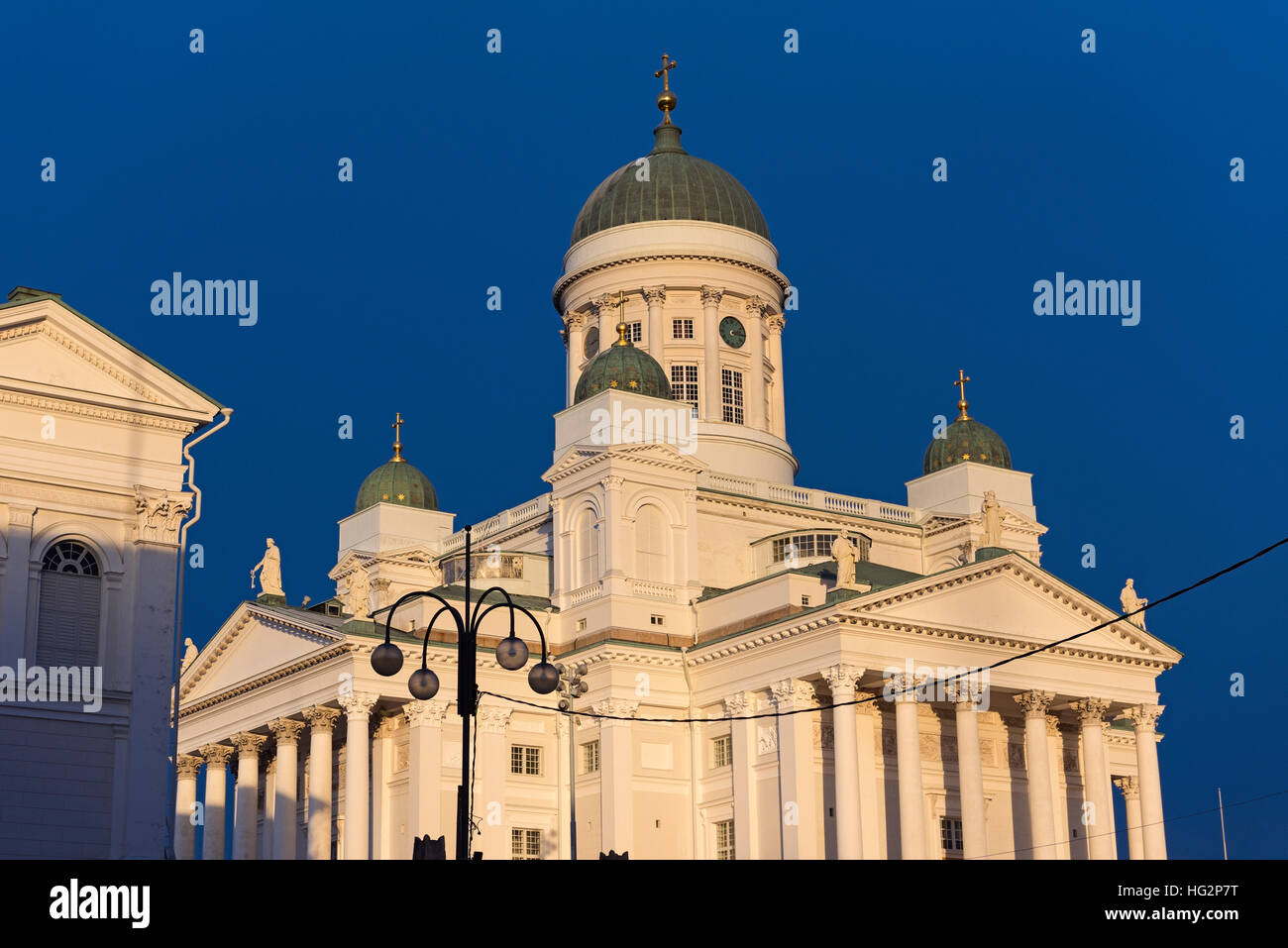 Cathédrale d'Helsinki Finlande Banque D'Images