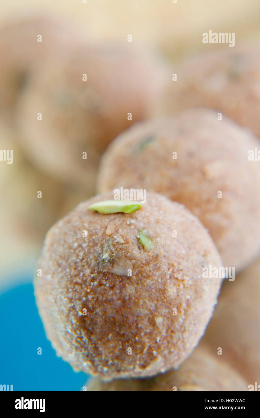 Ladoo Churma , indian sweet Banque D'Images