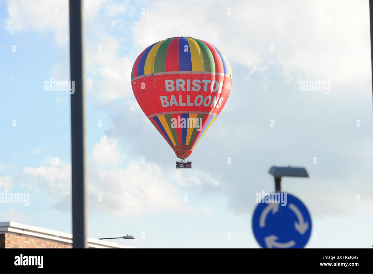Ballons survolant bristol bristol Banque D'Images