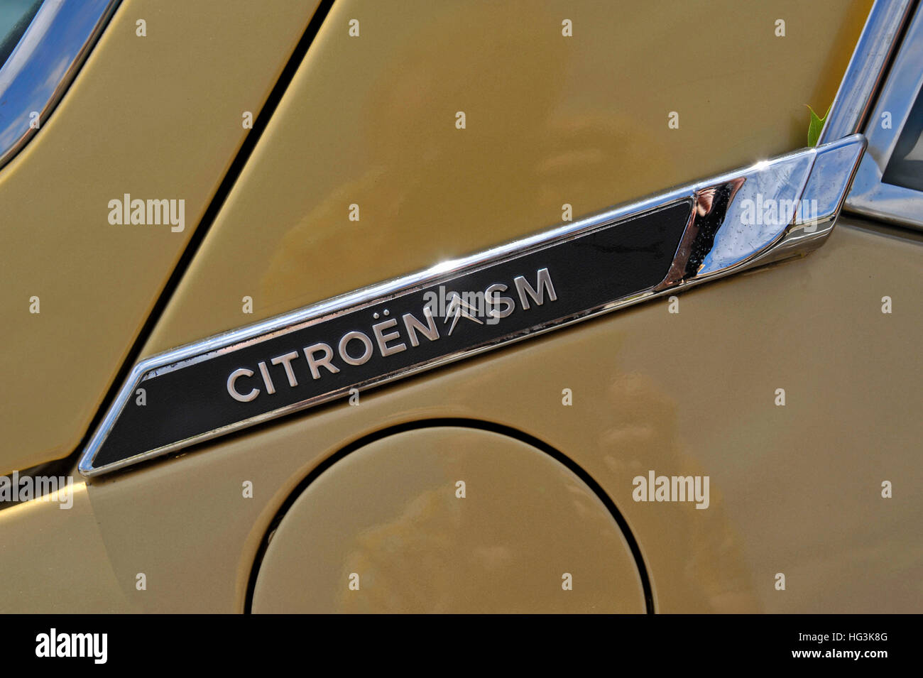 MaseratiSm badge emblème Citroen Banque D'Images