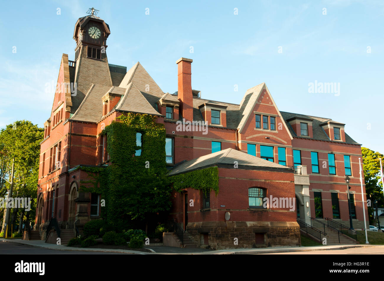 L'Hôtel de ville de Summerside - Prince Edward Island - Canada Banque D'Images