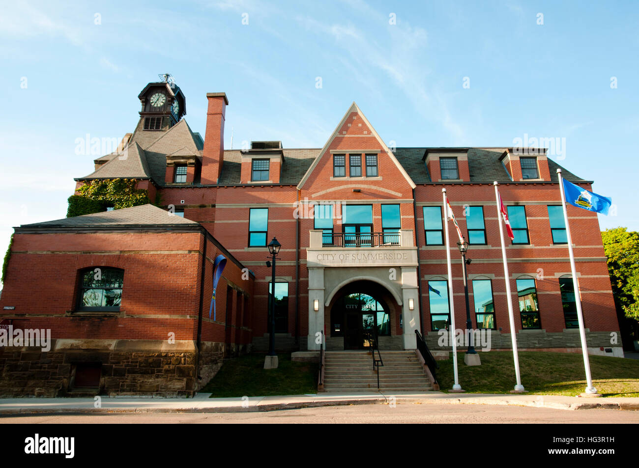 L'Hôtel de ville de Summerside - Prince Edward Island - Canada Banque D'Images