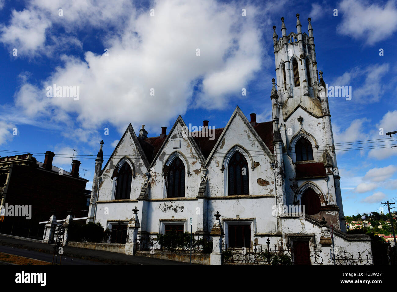 La construction de l'église Chalmers 1859 (à l'origine de l'église ou l'Ecosse ) est l'un des sites historiques de Launceston. Banque D'Images