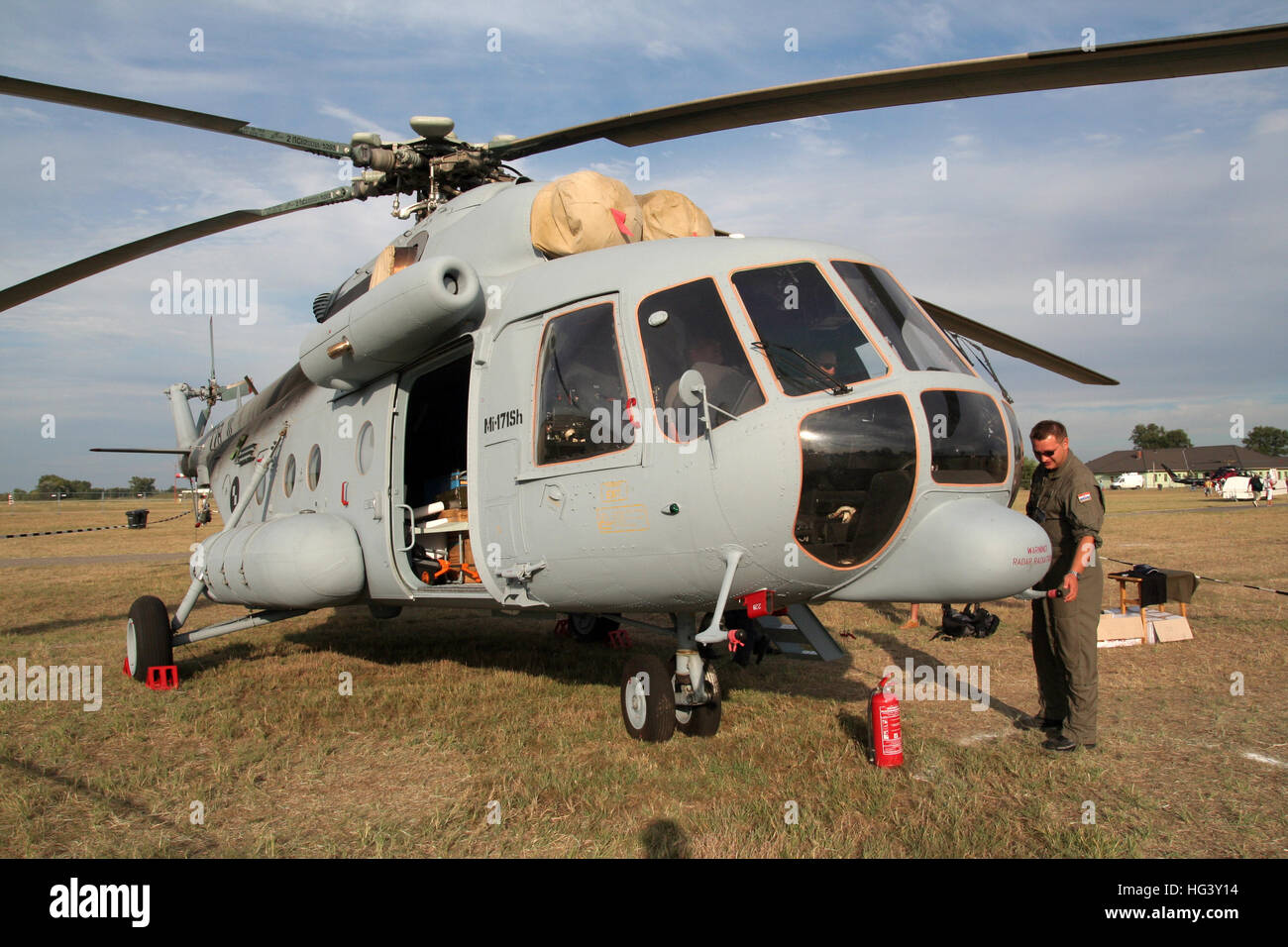 La force aérienne croate d'hélicoptères mi-171sh Banque D'Images