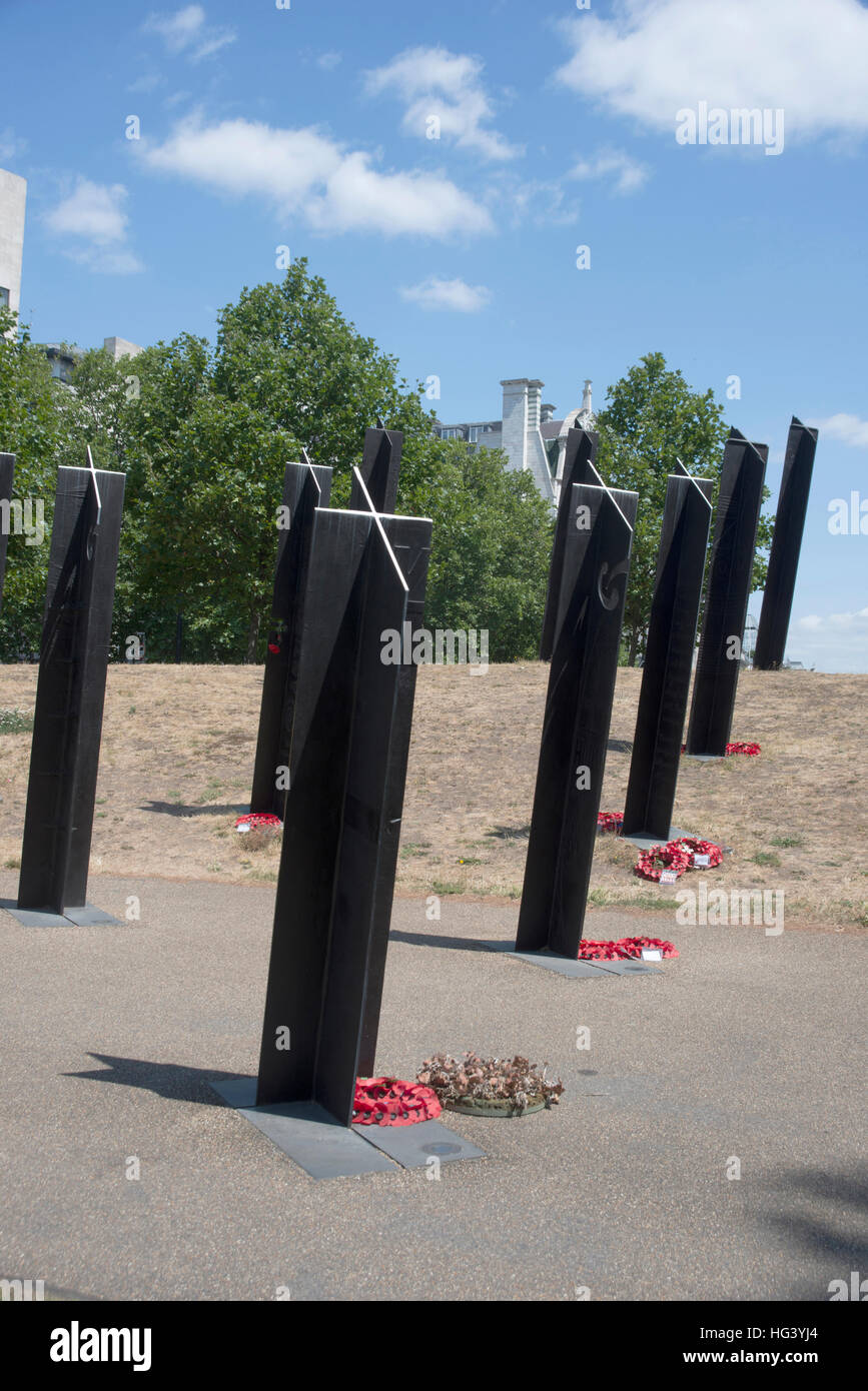 La Nouvelle Zélande War Memorial, Hyde Park, London, W1, au Royaume-Uni. Banque D'Images
