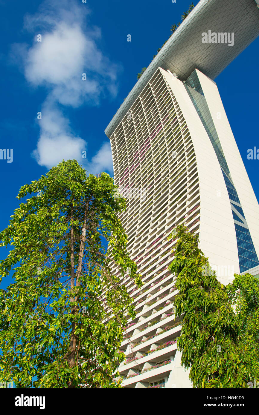 Marina Bay Sands Hotel. Singapour Banque D'Images