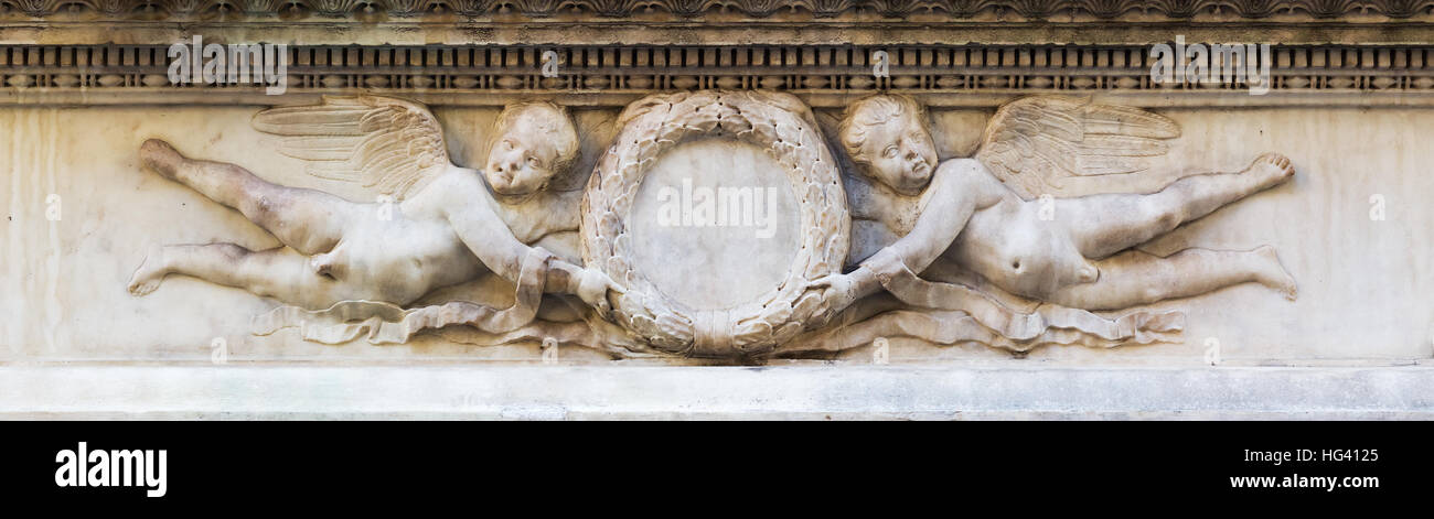 Photo d'un allégement Historique à Florence, Italie Banque D'Images