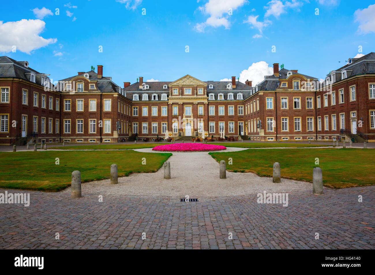 Photo du château de Nordkirchen, également appelé le Versailles westphalien, en Westphalie, Allemagne Banque D'Images