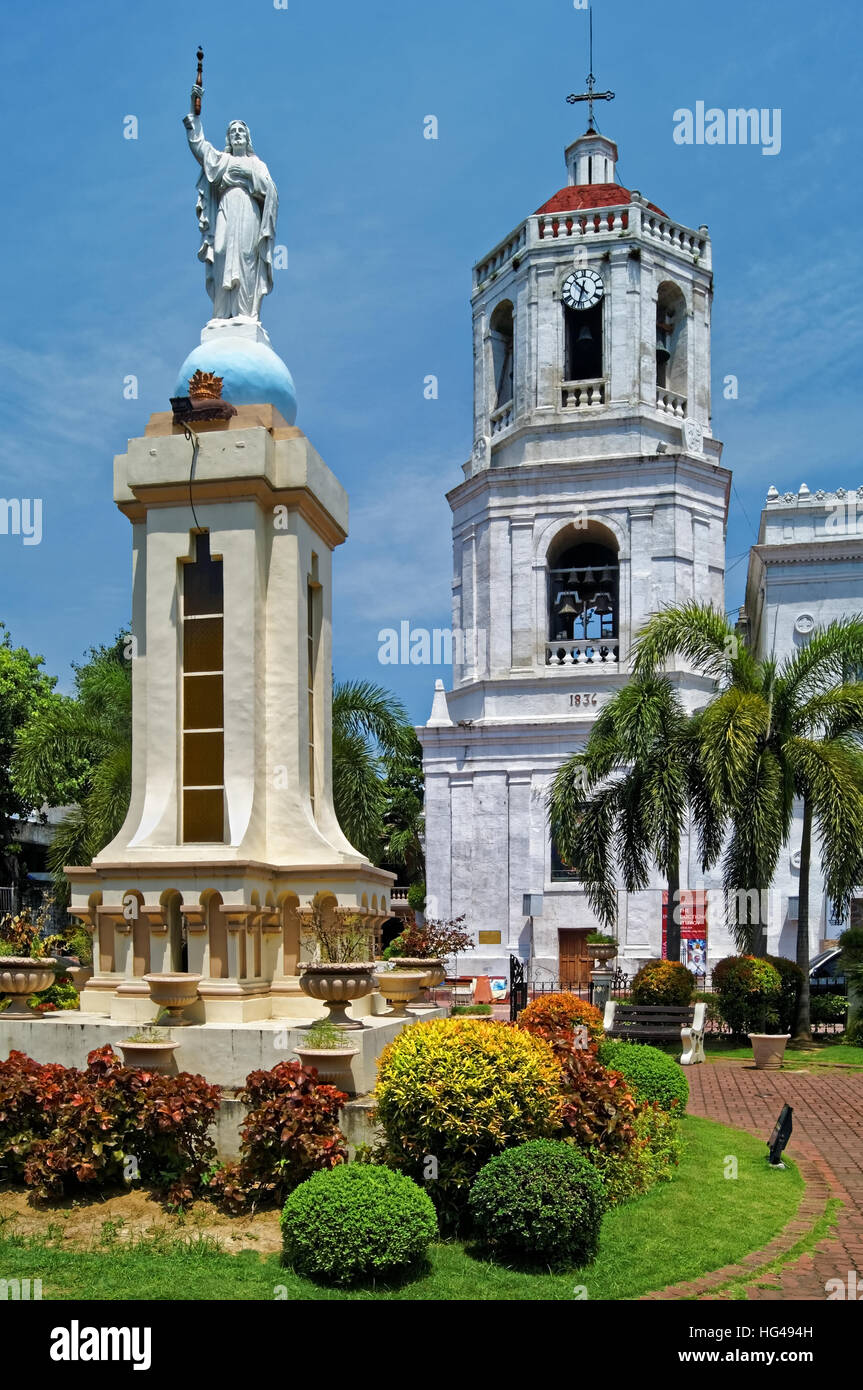 L'Asie du Sud, Philippines, Cebu, Cebu City Metro,Cathédrale de Cebu Banque D'Images