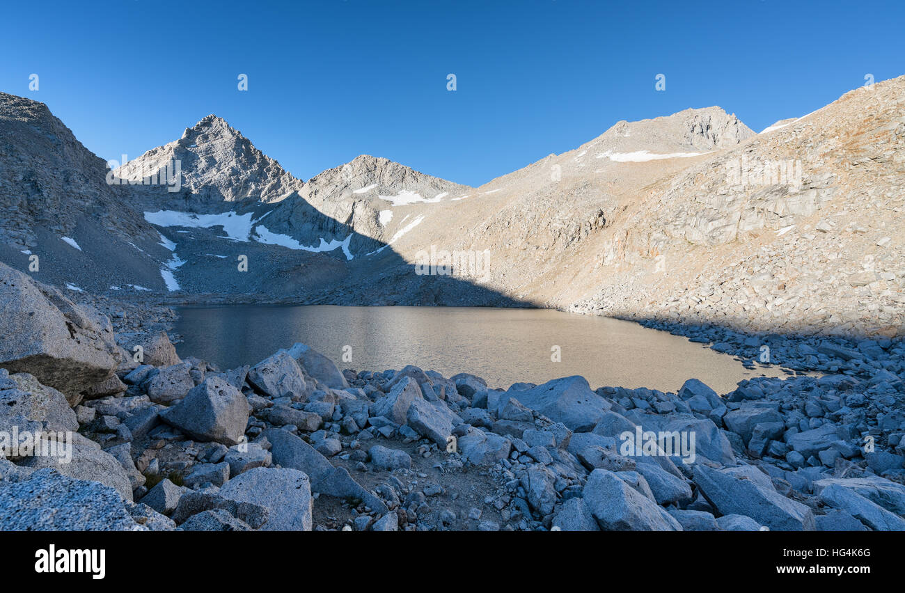 Un matin, juste en dessous de col Forestier, Kings Canyon National Park, Californie, États-Unis d'Amérique, Amérique du Nord Banque D'Images