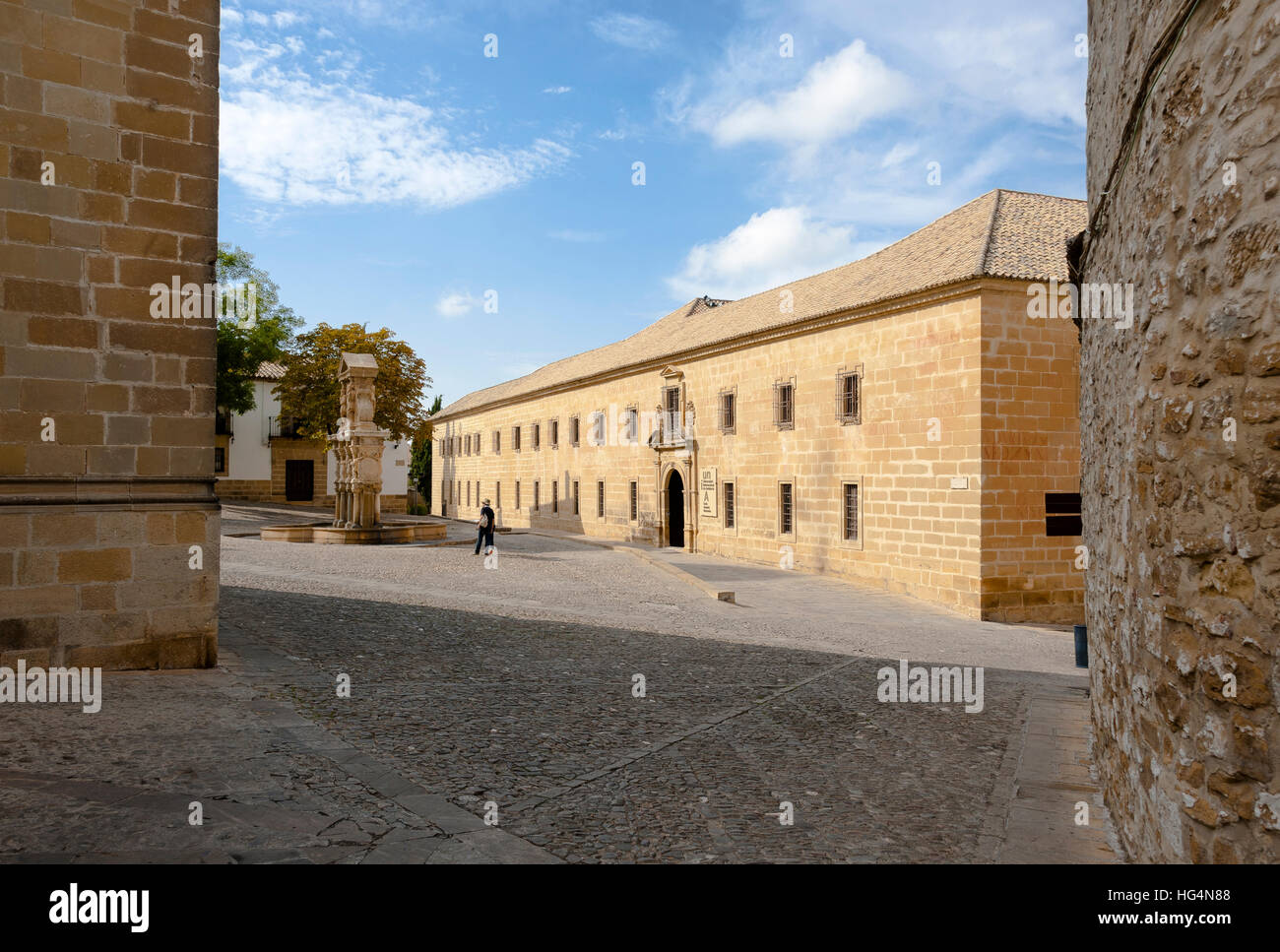 Ancienne Université de la Renaissance dans la province de Jaen, Baeza, Andalousie, Espagne Banque D'Images