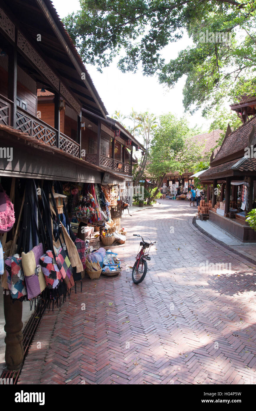 Thai house style, Thaïlande Banque D'Images