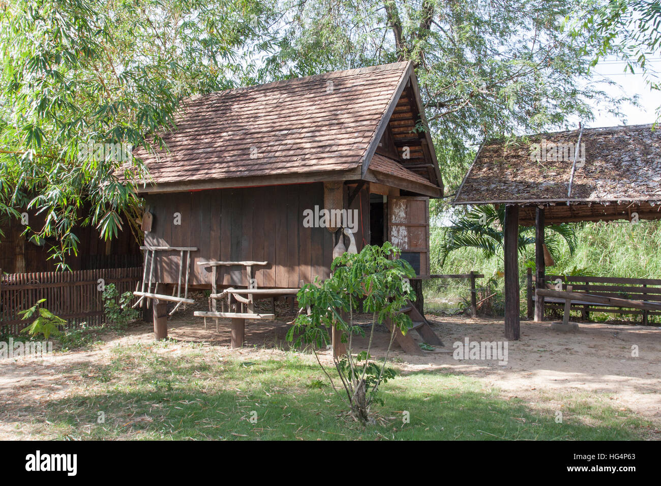 Thai house style, Thaïlande Banque D'Images