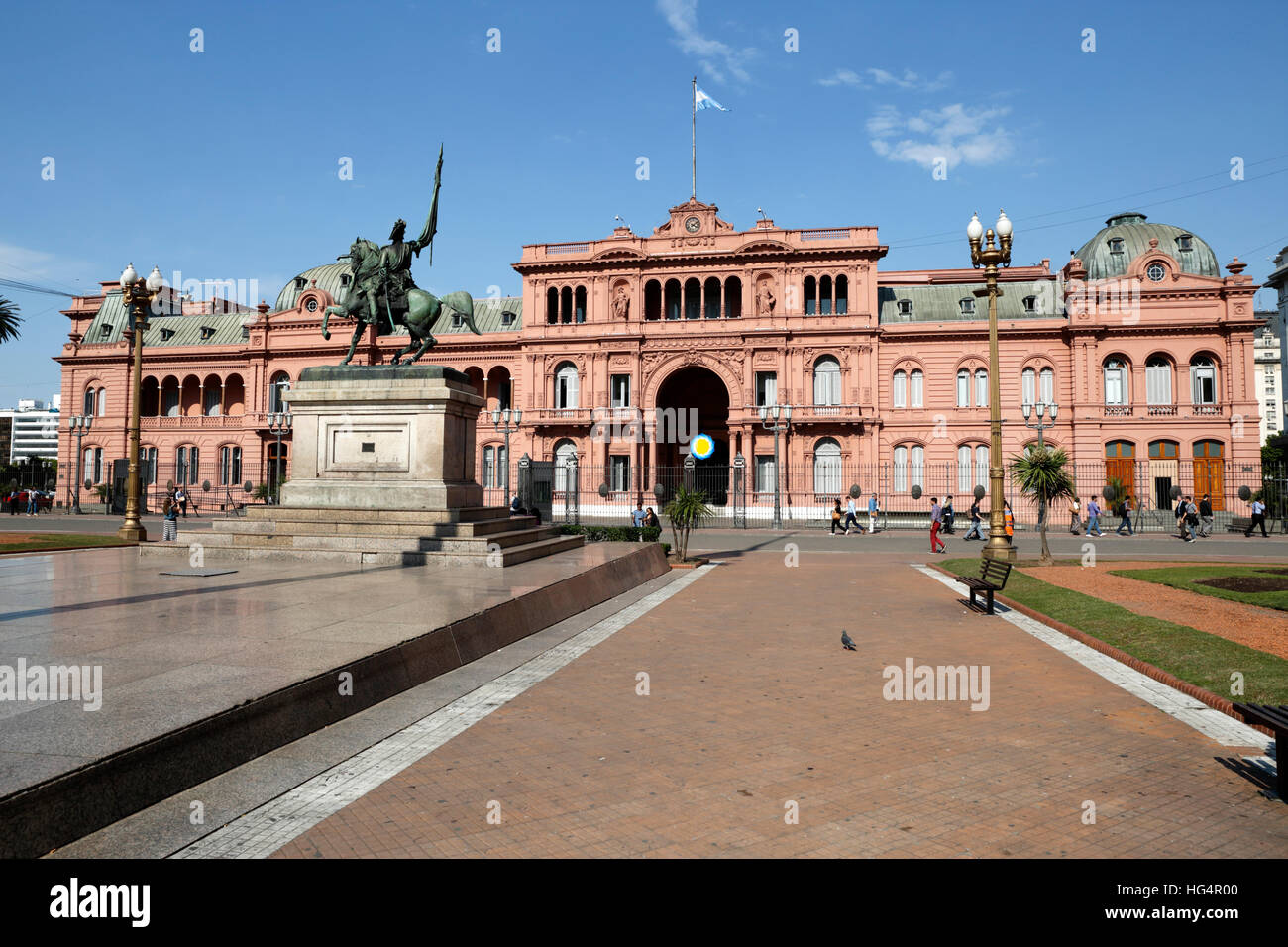 Casa Rosada à Plaza de Mayo, Buenos Aires, Argentine, Amérique du Sud Banque D'Images