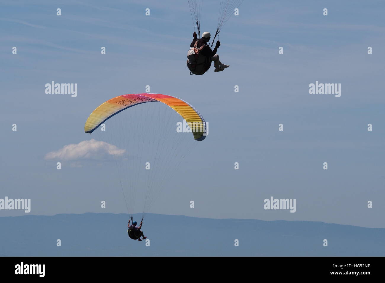 Parapente Banque D'Images