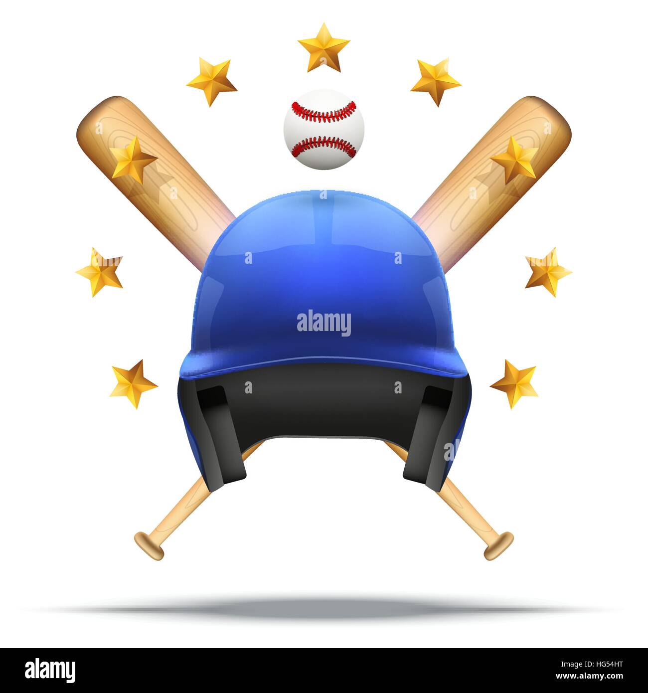 Symbole de base-ball et de Softball Illustration de Vecteur