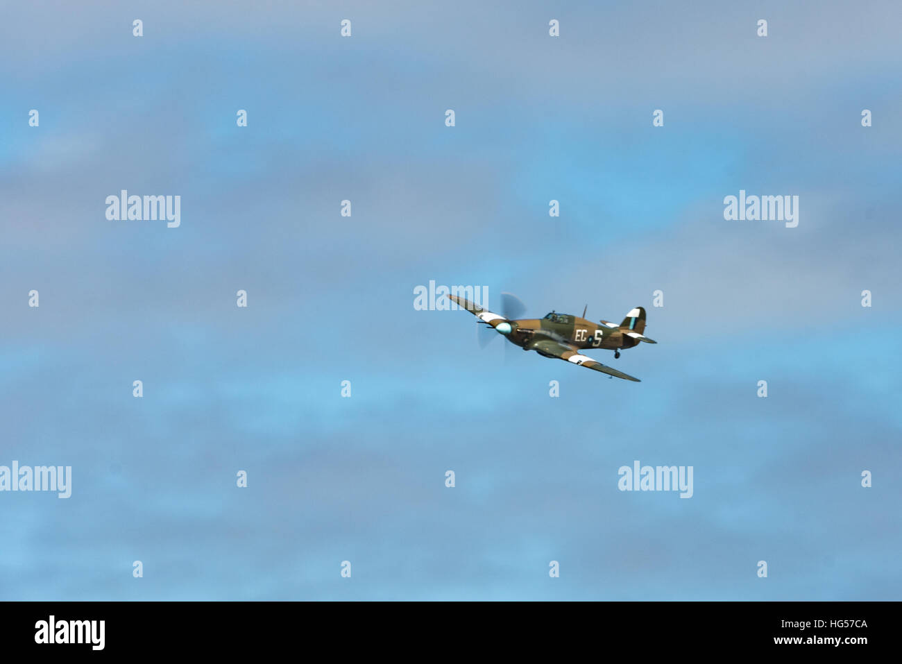 Hawker Hurricane IIc PZ865 de la Battle of Britain Memorial Flight Air Show 2016 à Rhyl Banque D'Images