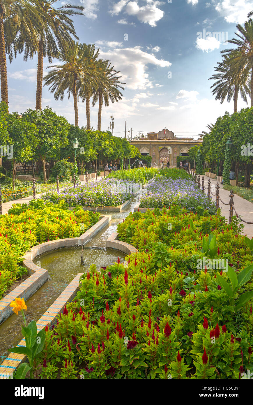 Bagh-e Narajestan (Jardin d'agrumes), Shiraz, Iran, Moyen-Orient Banque D'Images