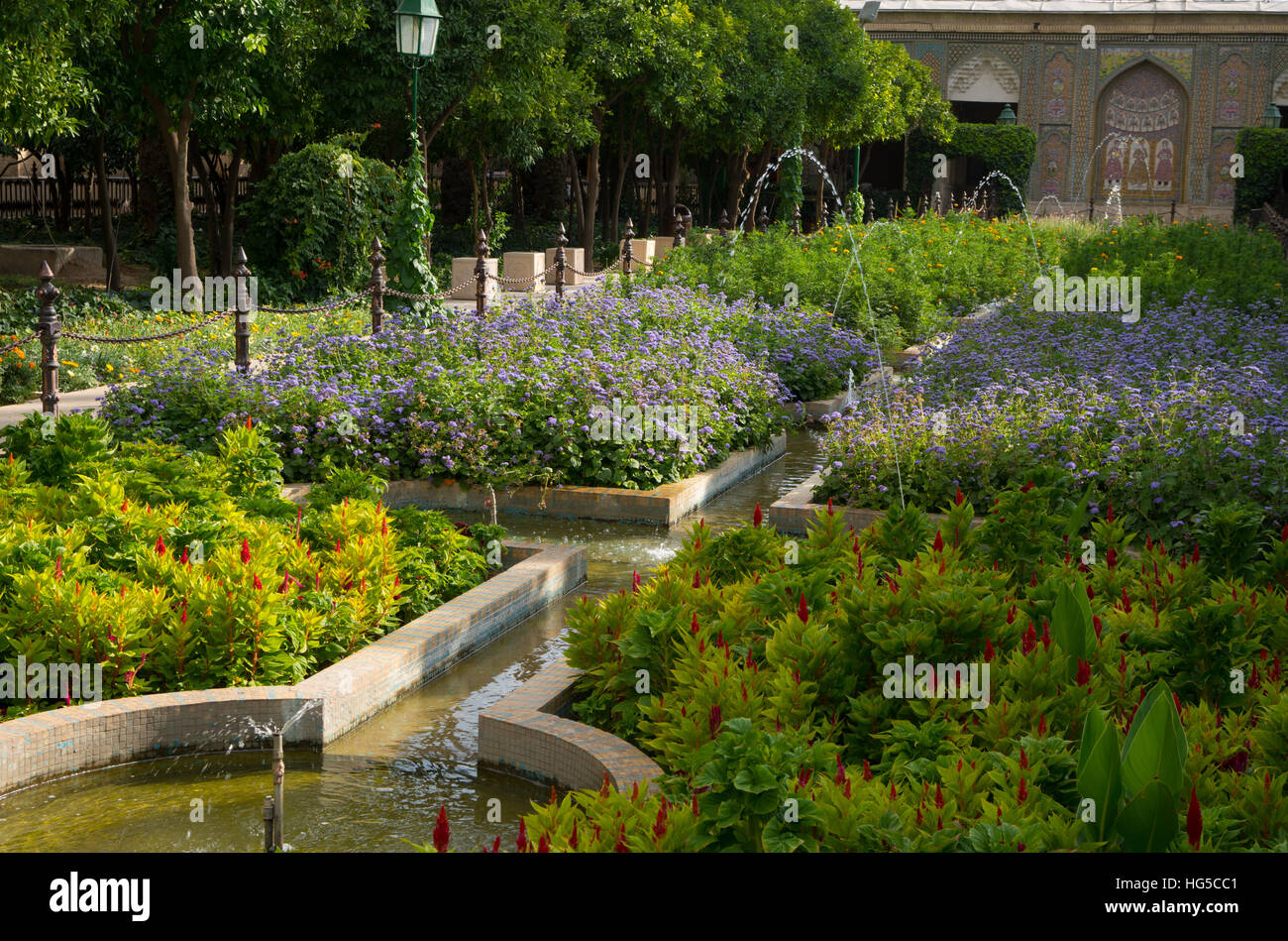 Bagh-e Narajestan (Jardin d'agrumes), Shiraz, Iran, Moyen-Orient Banque D'Images