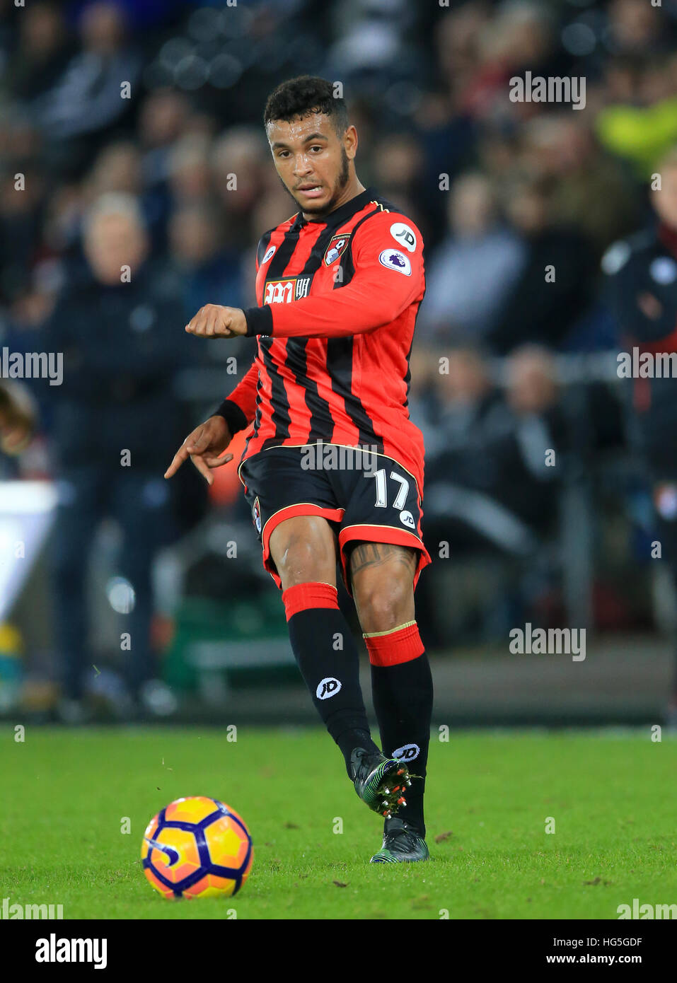 Joshua King, AFC Bournemouth Banque D'Images
