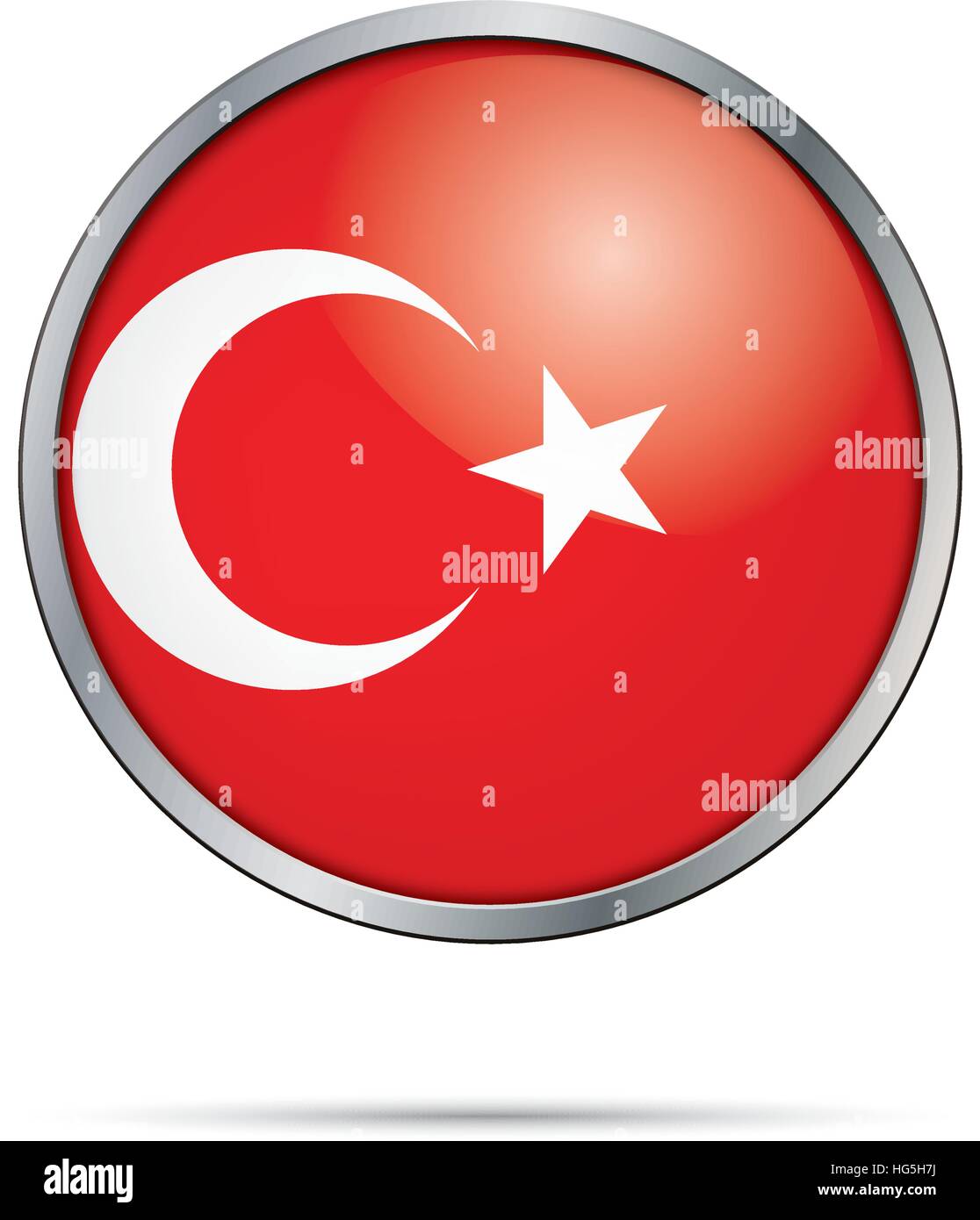 Drapeau Turquie' Dessous de verre