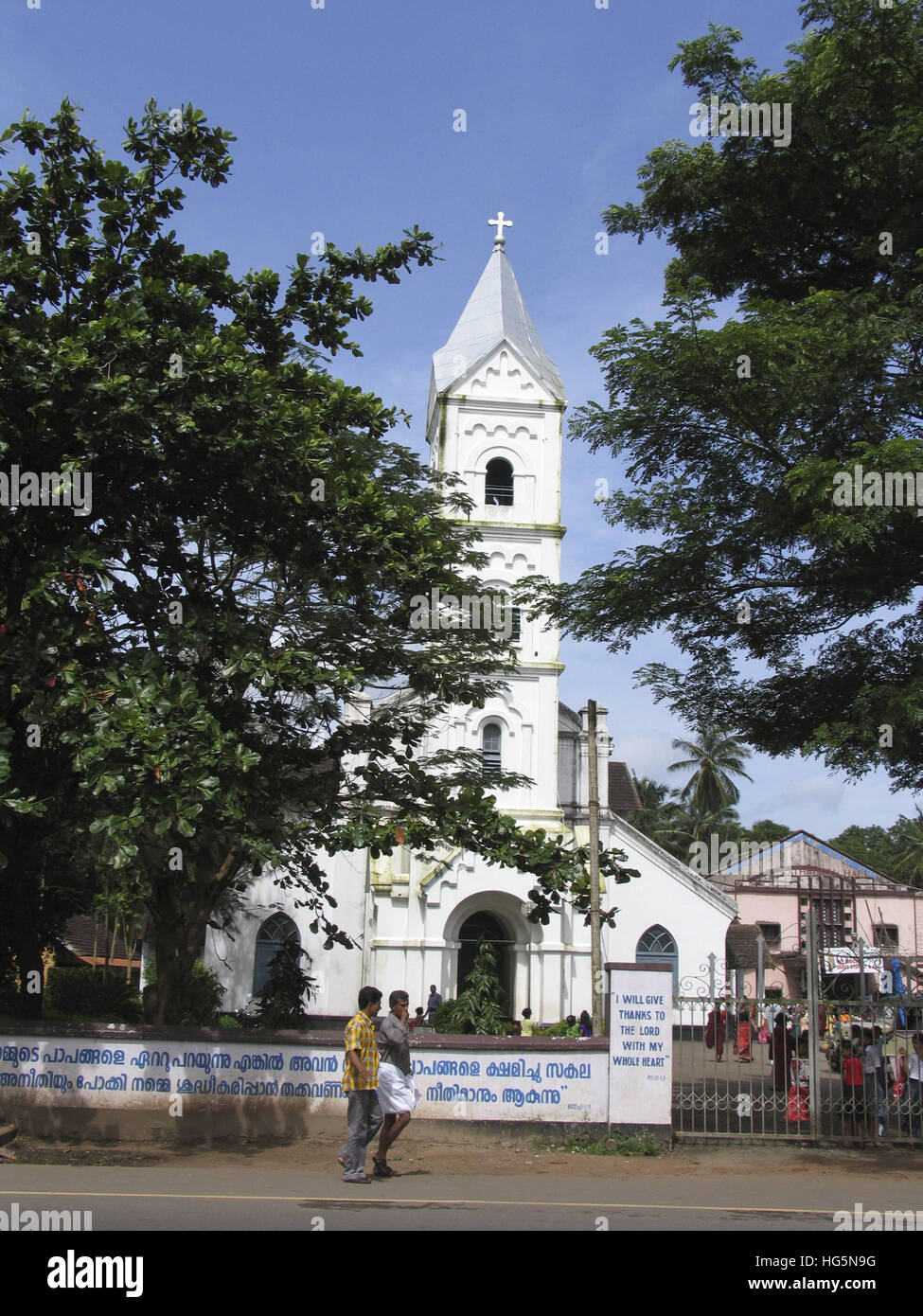 La Cathédrale de CSI - Kozhikode, 1842 Calicut, Kerala, Inde Banque D'Images