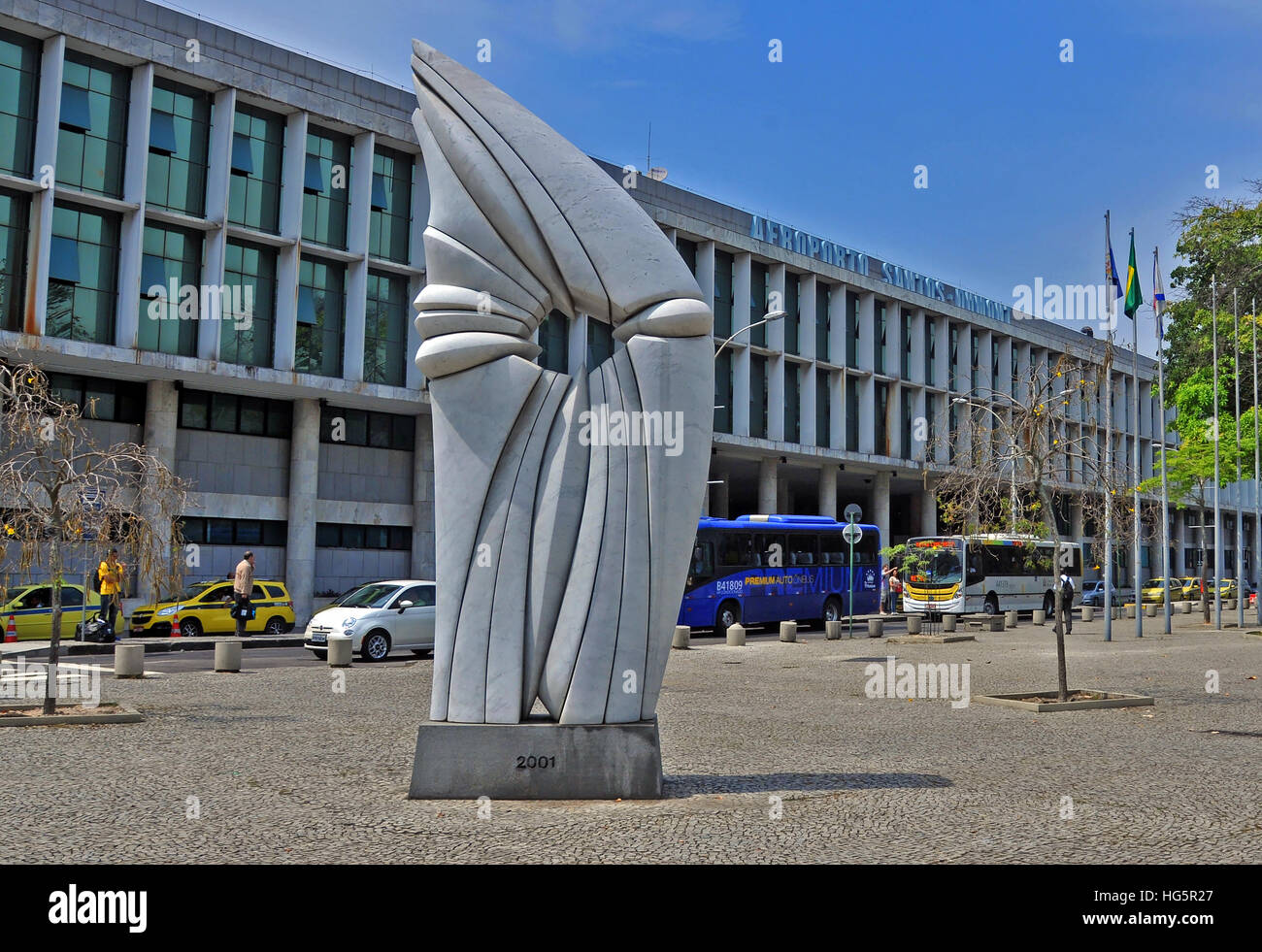 L'aéroport Santos Dumont de Rio de Janeiro Brésil Banque D'Images