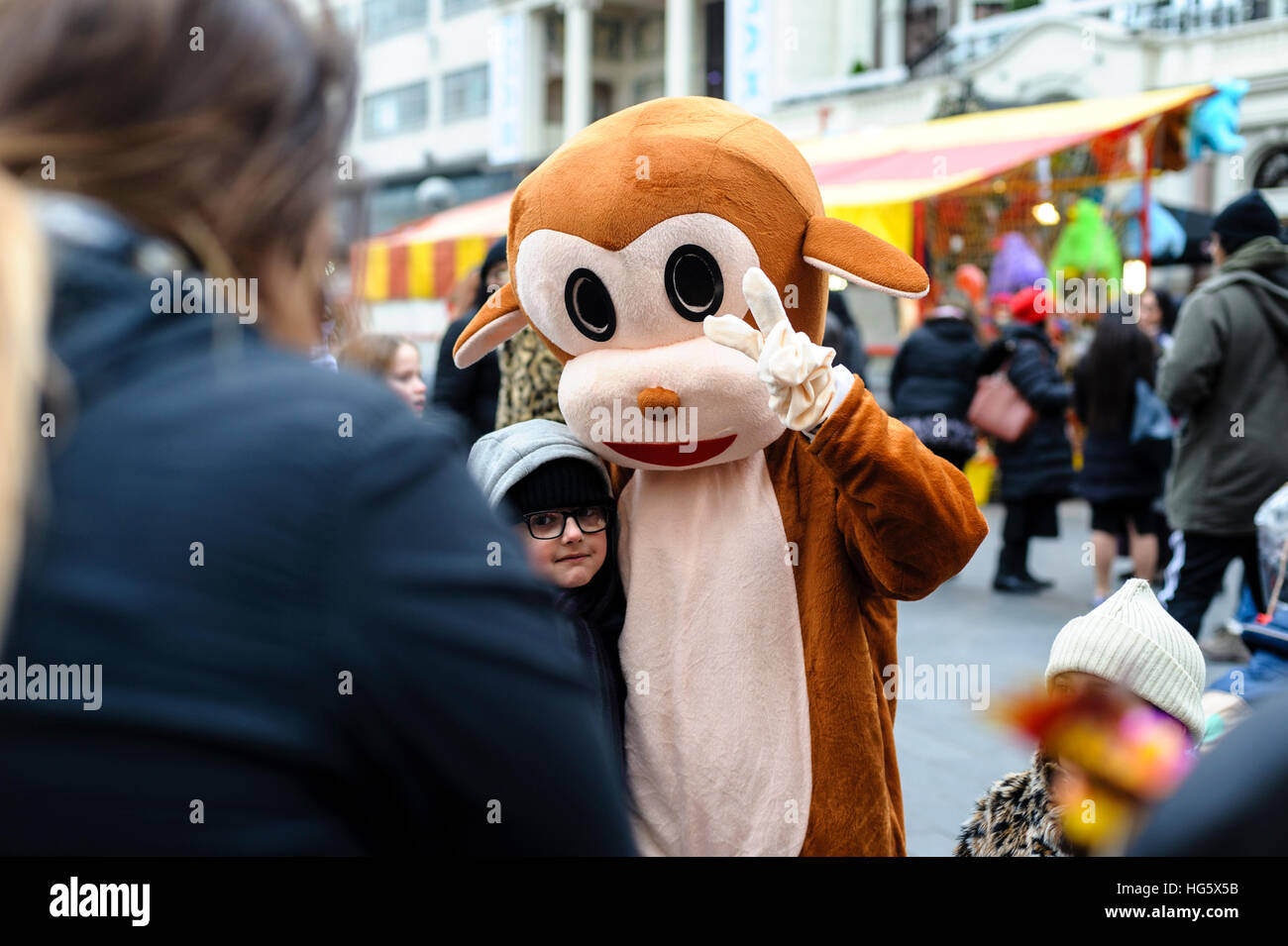 Les célébrations du Nouvel An chinois 2016 Londres Banque D'Images