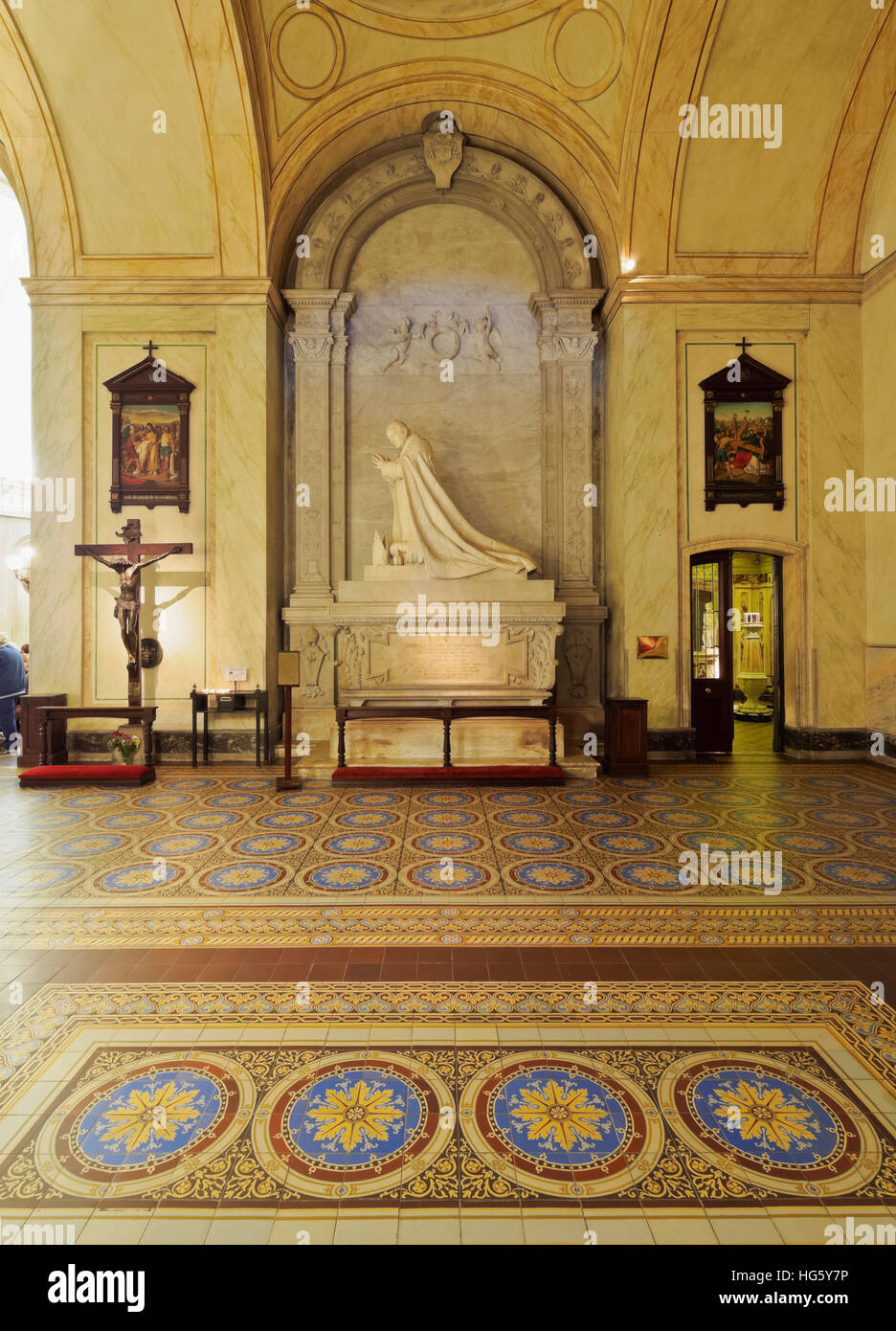 L'Uruguay, Montevideo, en vue de l'intérieur de la Cathédrale Métropolitaine. Banque D'Images