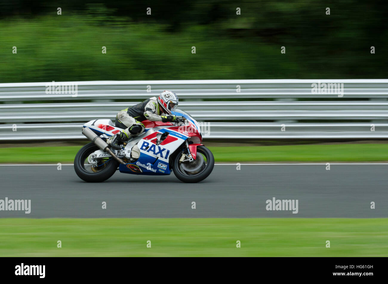 John Dieterman Thundersport GO 2015 et 2016 Champion de l'équipe de GE Superbike racing Yamaha Baxi à Oulton Park Banque D'Images