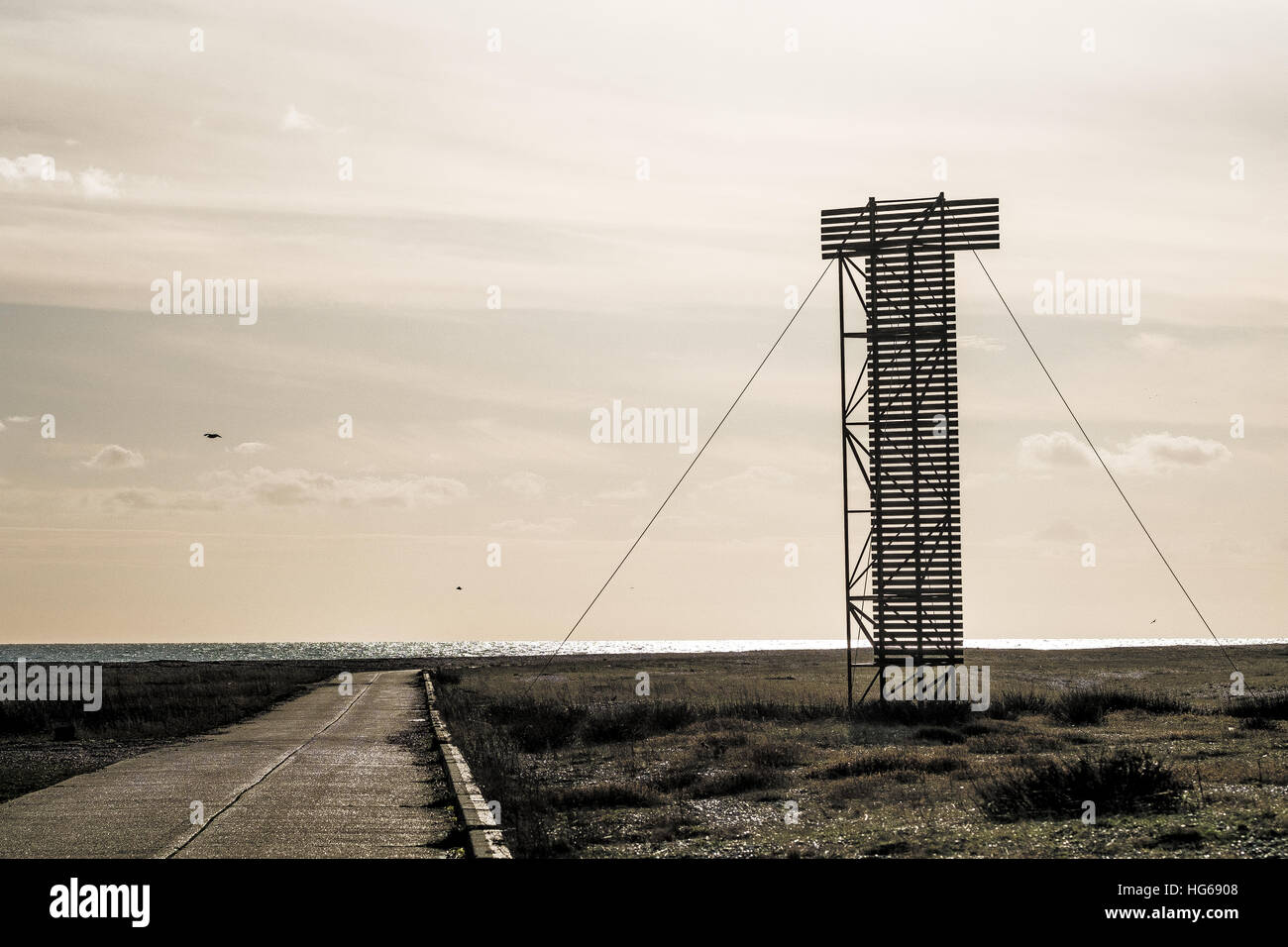 Structure bois Dungeness Banque D'Images
