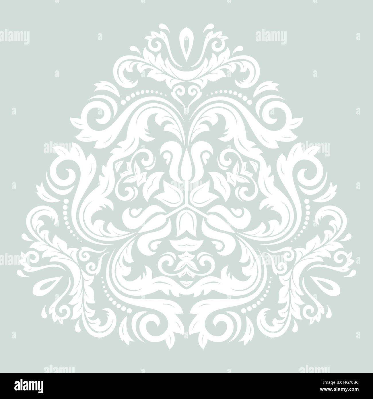 Abstract Pattern Oriental Banque D'Images