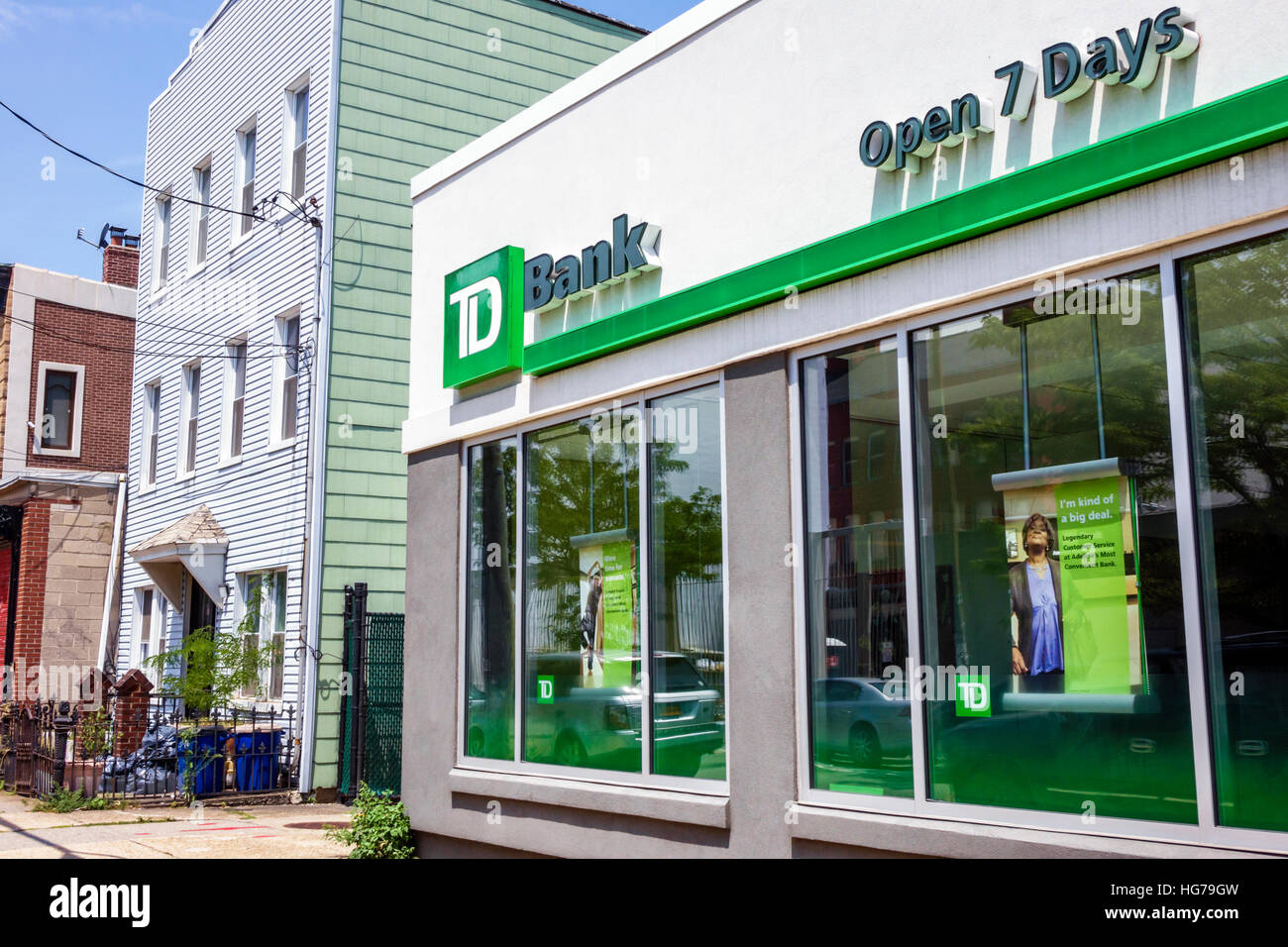 New York City,NY NYC Queens,long Island City,TD Bank,extérieur,logo