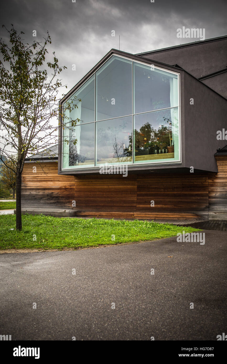 Vitra Maison conçue par Herzog et de Meuron. Le Vitra Design Museum est une Banque D'Images
